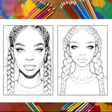 Makeup Practice Coloring Book